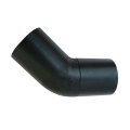 Recyclable HDPE pipe fittings 45 degree elbow for water pipe connection